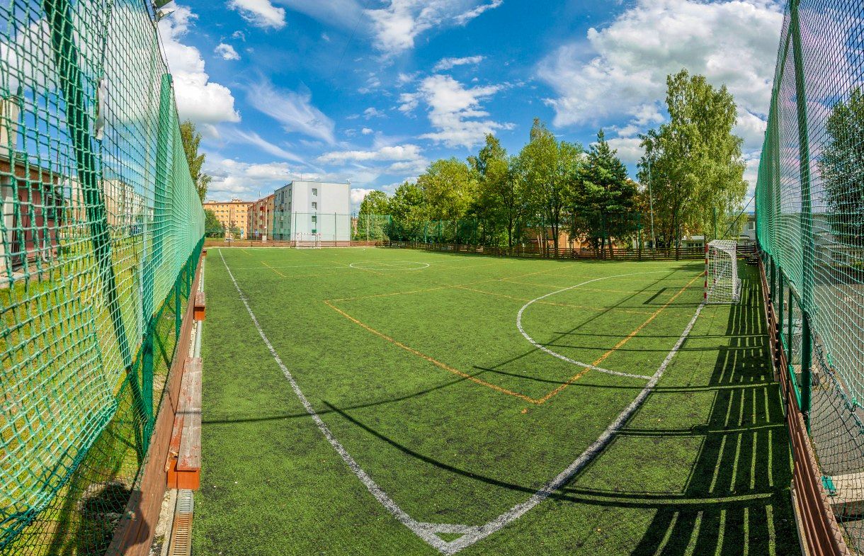 hřiště s umělým povrchem 